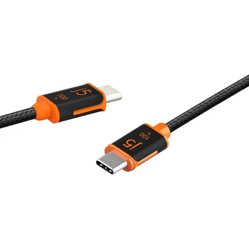 j5create Sync & Charge USB Type-C to USB Type-C 100W 3m Black (JUCX25L30-N)