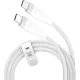 j5create Ultra Soft Double-Braided USB Type-C to USB Type-C 60W 1.8m White (JUCX18L18W-N)
