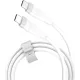 j5create Liquid Silicone USB Type-C to USB Type-C 60W 1m White (JUCX17W-N)