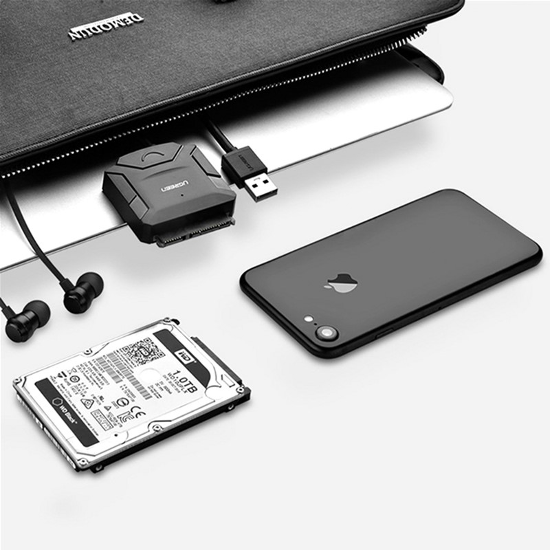 UGREEN CR108 USB 3.0 to SATA Black (20611)