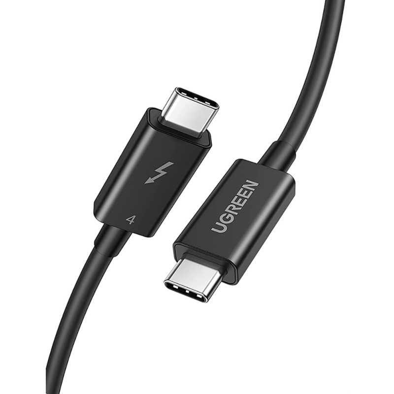 UGREEN US501 USB 4.0 Type-C to USB Type-C 0.8m Black (30389)