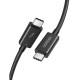 UGREEN US501 USB 4.0 Type-C to USB Type-C 0.8m Black (30389)