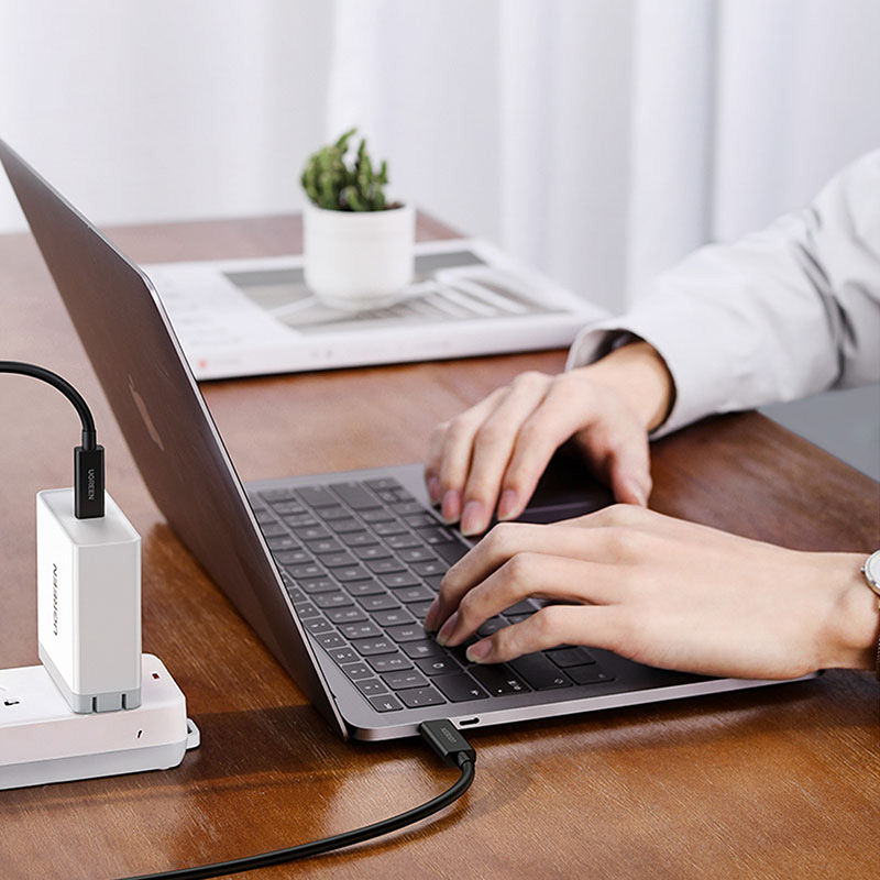 UGREEN US501 USB 4.0 Type-C to USB Type-C 0.8m Black (30389)