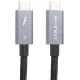PowerPlant Thunderbolt 3 USB-C - USB-C 40Gbps 100W 2m Black (CA913343)