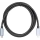 PowerPlant Thunderbolt 3 USB-C - USB-C 40Gbps 100W 2m Black (CA913343)