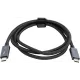 PowerPlant Thunderbolt 3 USB-C - USB-C 40Gbps 100W 1m Black (CA913336)