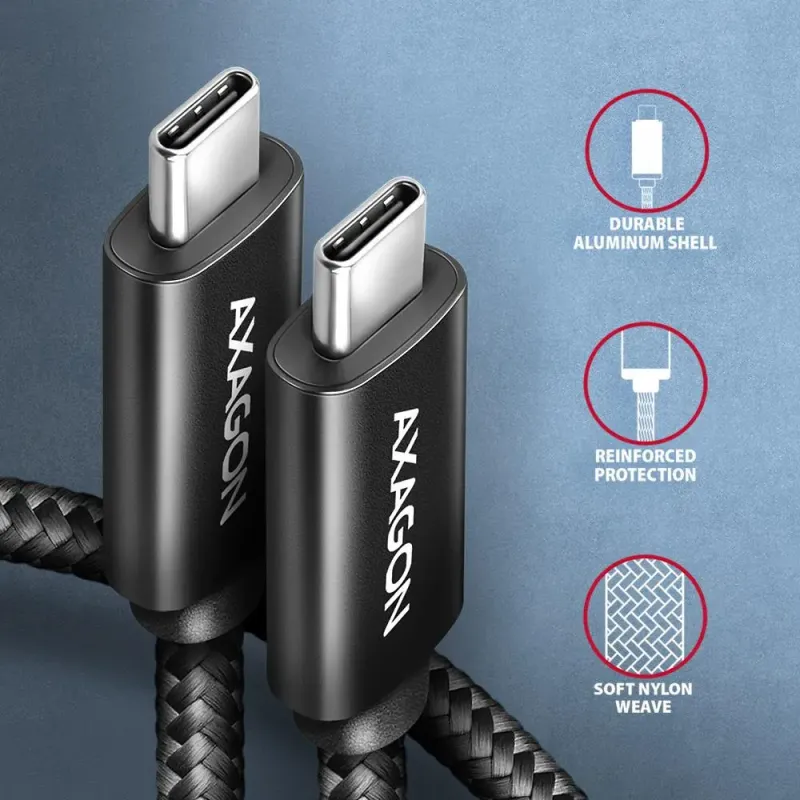 AXAGON USB Type-C to USB Type-C 3m Black (BUCM2-CM30AB)