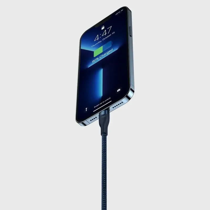 Baseus Flash USB-C - MicroUSB+Lightning+USB-C 100W 1.5m Blue (CASS030203)