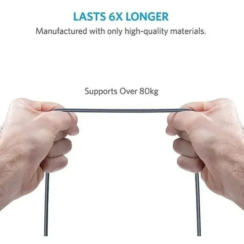 Anker Powerline Select+ AM/Lightning 1.8m Black (A8013H11)
