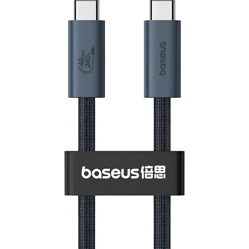Baseus Flash Series 2 USB4 Type-C to Type-C 240W 1m Cluster Black (P10311803111-00)