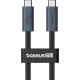 Baseus Flash Series 2 USB4 Type-C to Type-C 240W 1m Cluster Black (P10311803111-00)