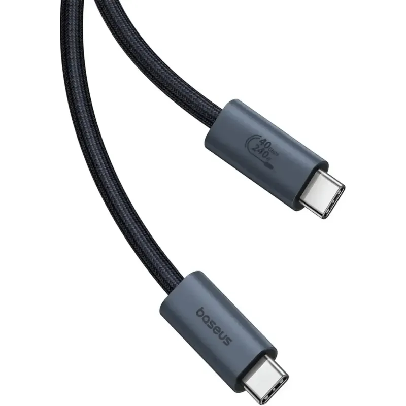 Baseus Flash Series 2 USB4 Type-C to Type-C 240W 1m Cluster Black (P10311803111-00)