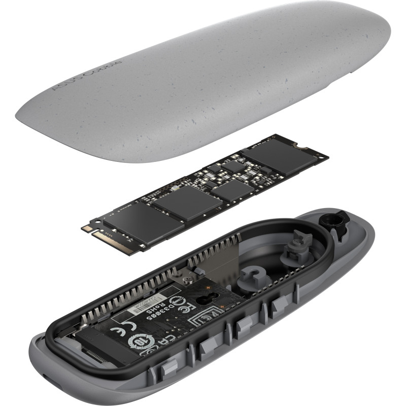 Кишеня для дисків ASUS Cobble SSD Enclosure Gray (90DD02R6-M09000)