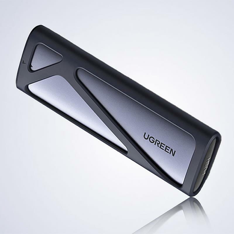Карман для дисков UGREEN CM400 SATA/PCIe NVMe M.2 SSD to USB 3.2 Gray (90264)