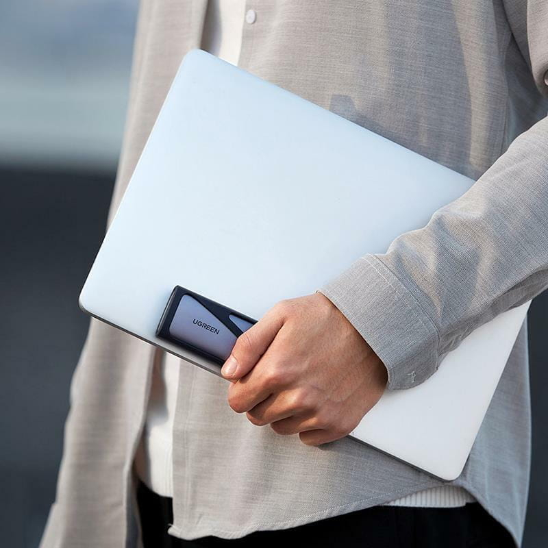 Карман для дисков UGREEN CM400 SATA/PCIe NVMe M.2 SSD to USB 3.2 Gray (90264)