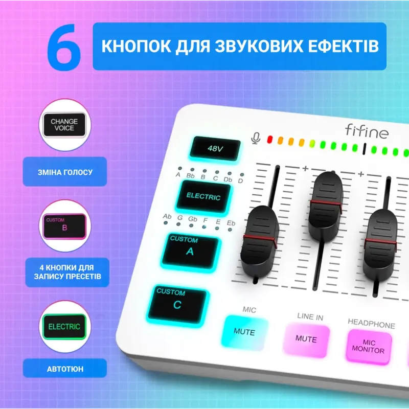 Fifine SC3 White (SC3W)