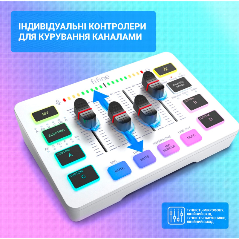 Fifine SC3 White (SC3W)