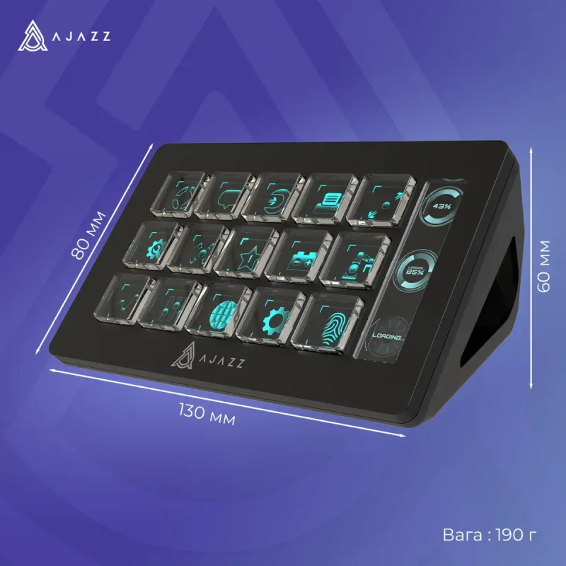 Ajazz AKP153E Black (AKP153E-B)