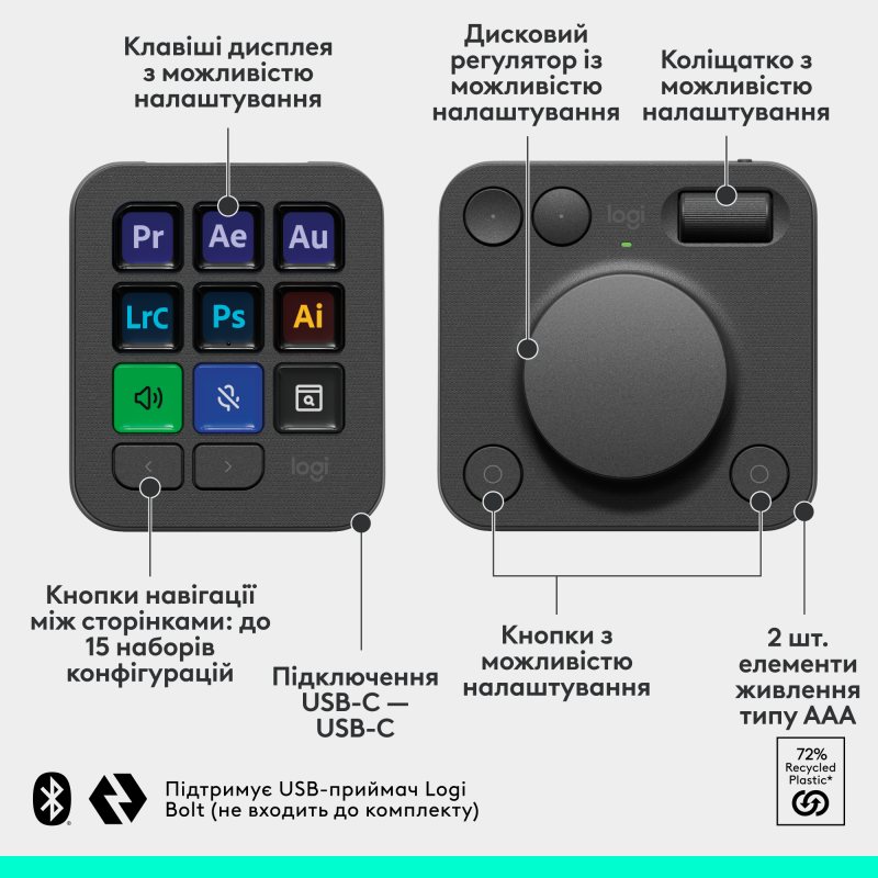 Logitech MX Creative Console Graphite (920-012931)