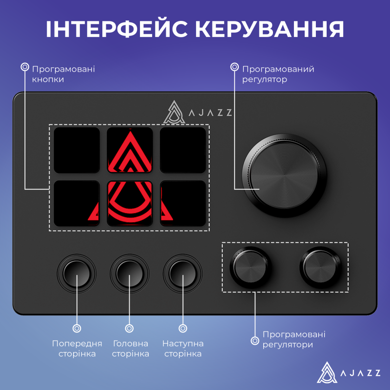 Ajazz AKP05E Black (AKP05E-B)