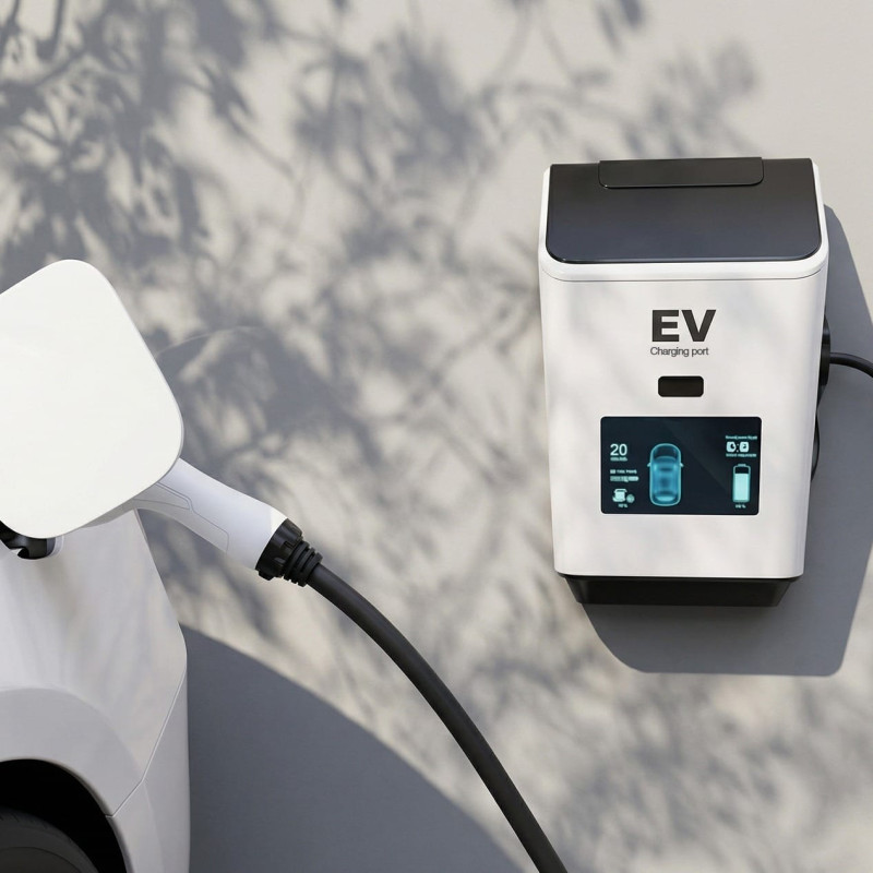 Зарядна станція для електромобіля EnerGenie EV-T2MF-3.7KW-4M