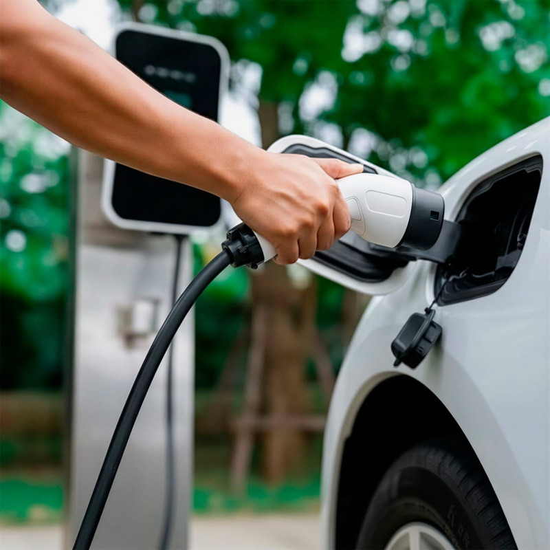 Зарядна станція для електромобіля EnerGenie EV-T2MF-3.7KW-8M