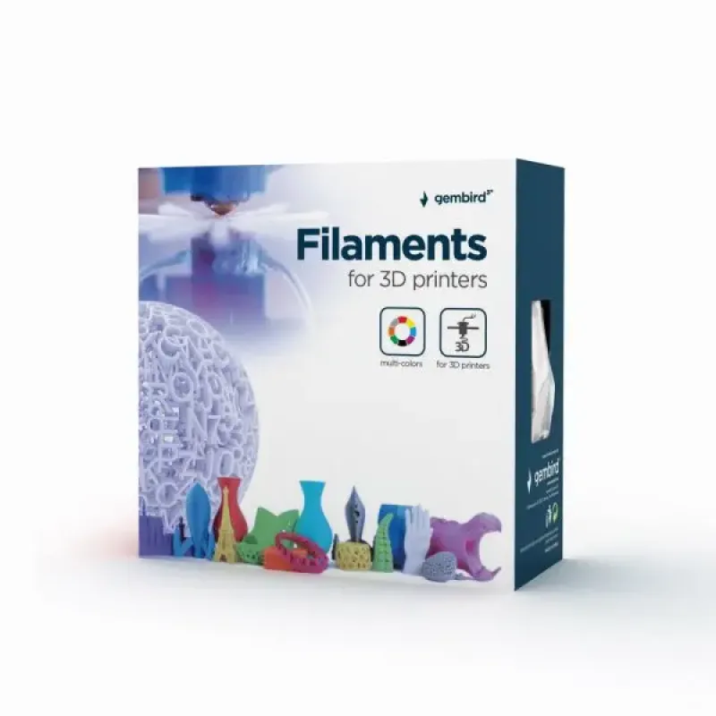Філамент Gembird High Speed PLA 1.75mm, 1кг, Black (3DP-PLA1.75HY-01-BK)