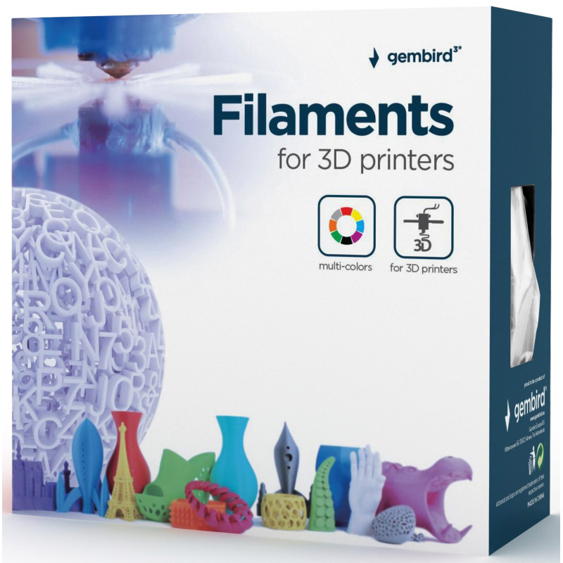 Филамент Gembird PLA 1.75mm Natural (3DP-PLA1.75-01-NAT)