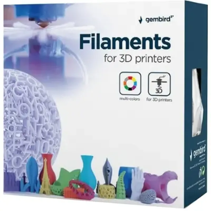 Філамент Gembird PLA 1.75mm 1kg Blue Matte (3DP-PLA-01-MTNB)