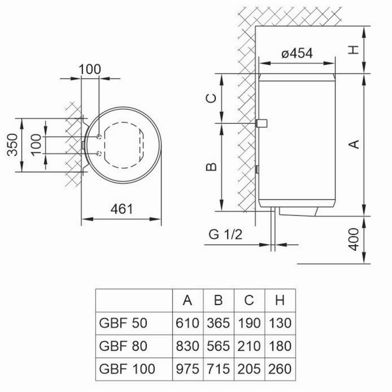 Водонагреватель TIKI GBF 50/UA (700096)