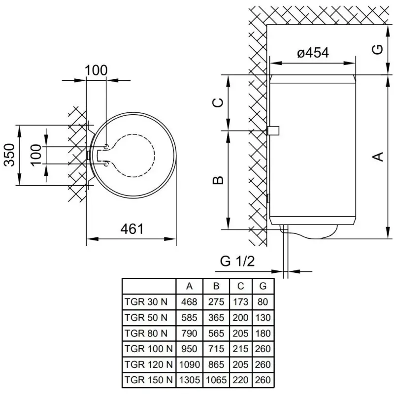 Водонагреватель TIKI Prime M 50V9 (700171)