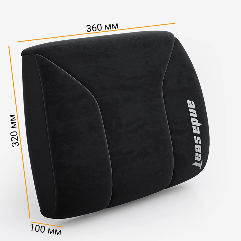 Anda Seat Подушка для попереку Novis Lumbar Pillow Black Size XL (AC-YZ-AD23XL-B-F-J)