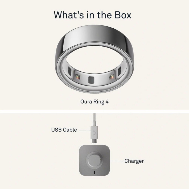 Смарт-кільце Oura Ring 4 Ceramic Midnight Size 9 (JZ90-57455-09)