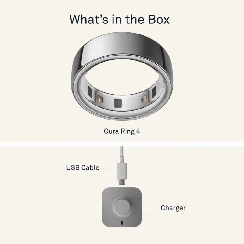 Смарт-кільце Oura Ring 4 Ceramic Midnight Size 9 (JZ90-57455-09)