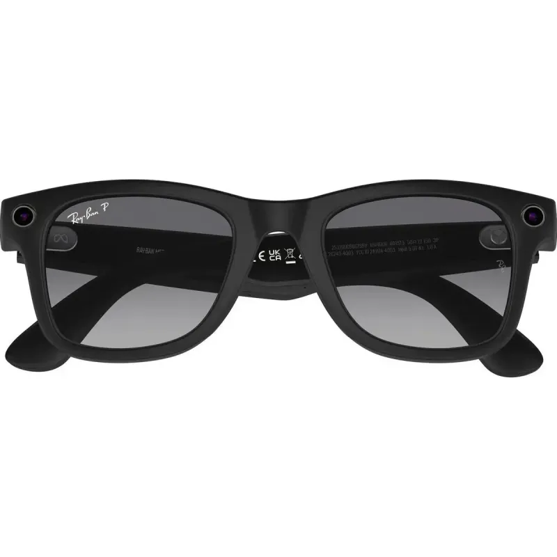 Смарт-очки Ray-Ban Meta Wayfarer Gen 2 Standard Matte Black Frame / Gradient Graphite Lenses (RW4012 601ST3 50-22)