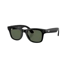 Смарт-окуляри Ray-Ban Meta Wayfarer Gen 2 Large Shiny Black Frame / G-15 Green Lenses (RW4012 601/71 53-22)