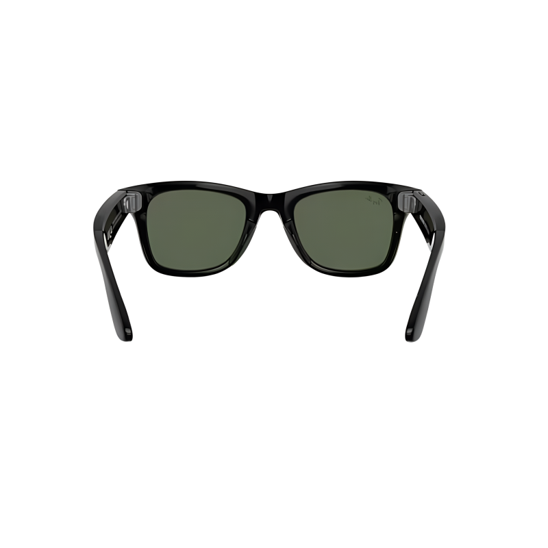Смарт-окуляри Ray-Ban Meta Wayfarer Gen 2 Large Shiny Black Frame / G-15 Green Lenses (RW4012 601/71 53-22)