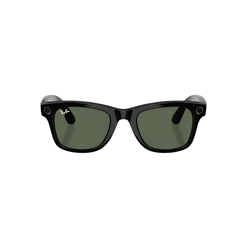 Смарт-окуляри Ray-Ban Meta Wayfarer Gen 2 Large Shiny Black Frame / G-15 Green Lenses (RW4012 601/71 53-22)