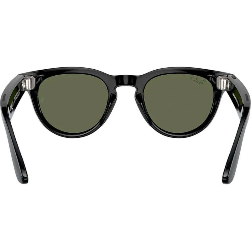 Смарт-окуляри Ray-Ban Meta Headliner Gen 2 Low Bridge Fit Standard Shiny Black Frame/G-15 GreenLenses RW4013F 601/71 51-23