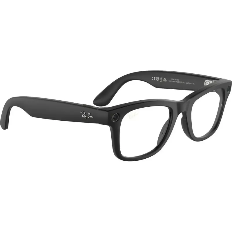 Смарт-очки Ray-Ban Meta Wayfarer Gen 2 Standard Matte Black Frame / Clear Lenses (RW4012 601SSB 50-22)
