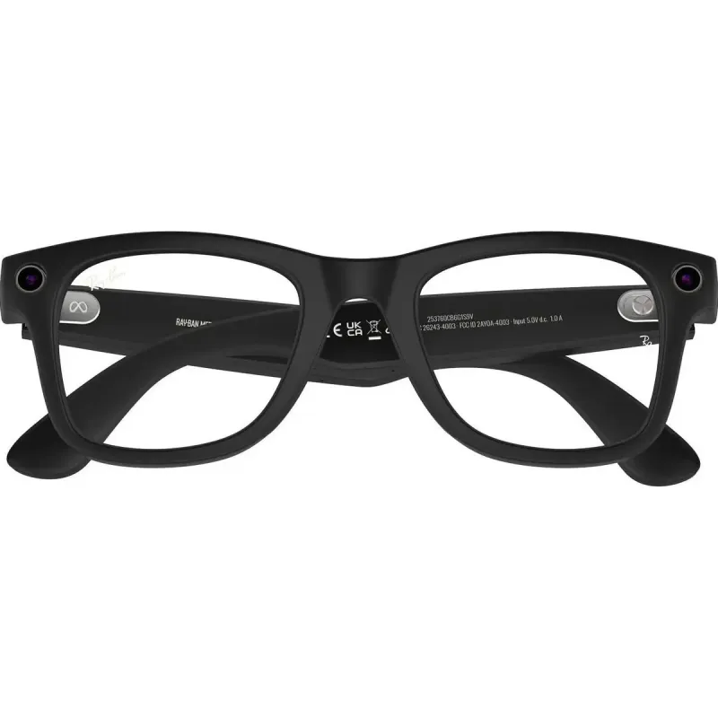 Смарт-очки Ray-Ban Meta Wayfarer Gen 2 Standard Matte Black Frame / Clear Lenses (RW4012 601SSB 50-22)