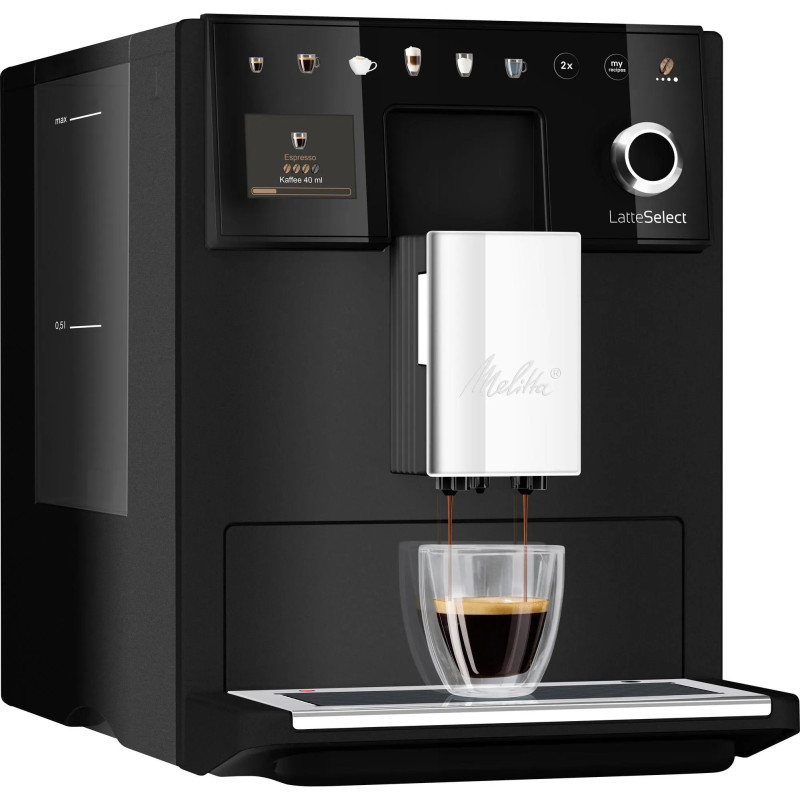 Кавомашина Melitta Latte Select frosted Black F630-212