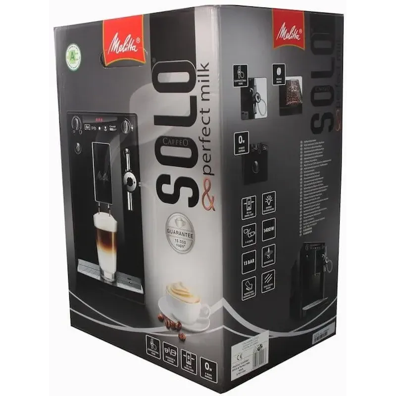 Кавомашина Melitta Solo Perfect Milk Pure Black E957-304
