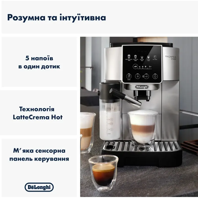 Кофемашина Delonghi Magnifica Start ECAM 220.80.SB