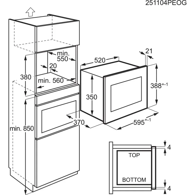 Встраиваемая микроволновая печь Electrolux LMS4253TBX