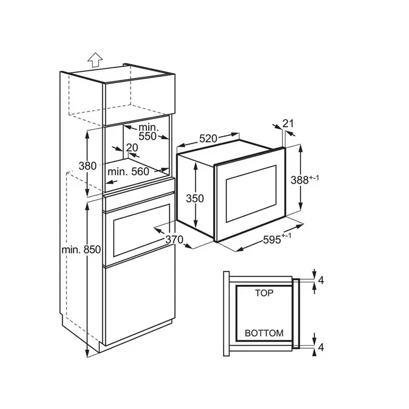 Встраиваемая микроволновая печь Electrolux EMS4253TBX