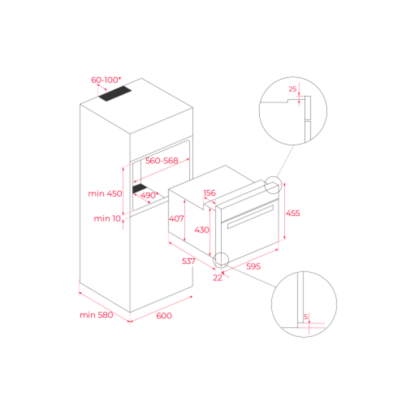 Вбудована мікрохвильова піч TEKA MLC 8440 ST 111160025