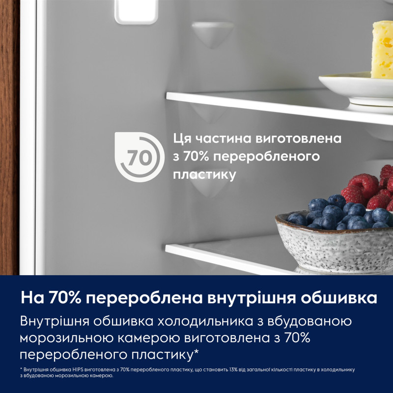 Вбудований холодильник Electrolux LNA6LE18S