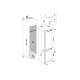 Встраиваемый холодильник Whirlpool WHC18D011C1SF