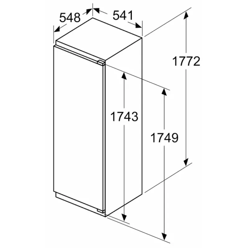 Встраиваемый холодильник Bosch KIR81VFE0